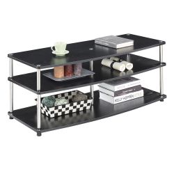 New in Box No Tools Black Coffee Table