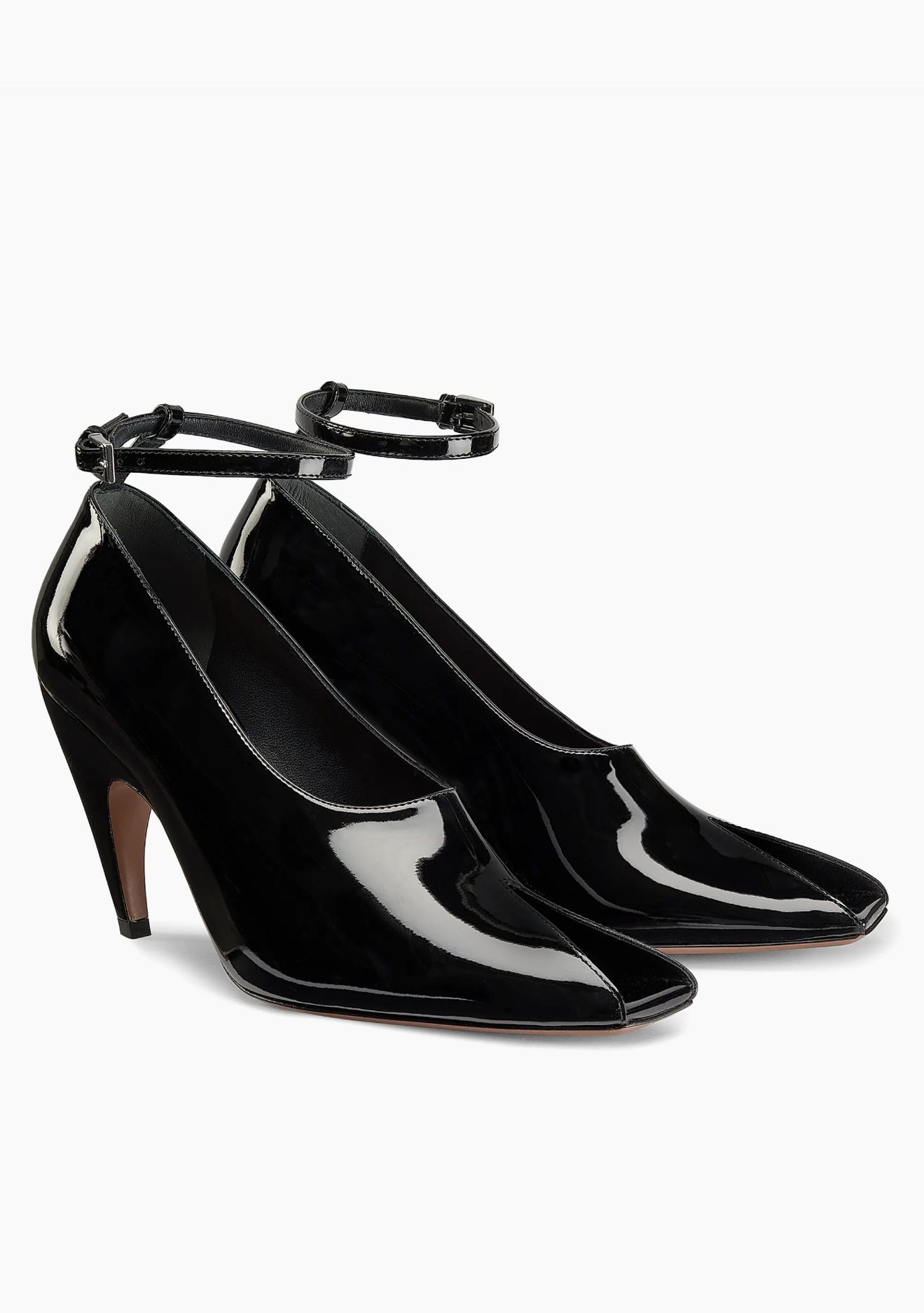 Alaia Paris Square Toe Leather Pumps Size 8