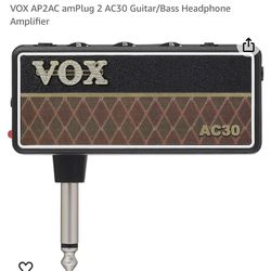 VOX AP2AC amPlug 2 AC30 Guitar Headphone Amplifier Amp