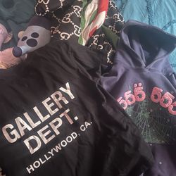 Spider Hoodie And Gallery T-Shirt