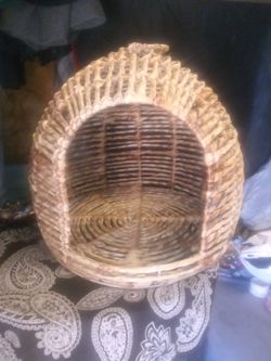 Wicker Cat Bed