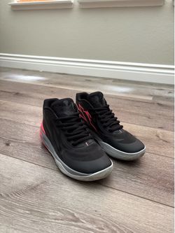 Puma Mid-Top Basketball Sneakers Black Red