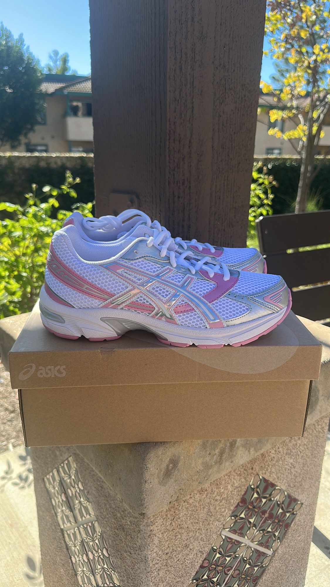 ASICS Gel-1130 White Pure Silver Pink (Women's)