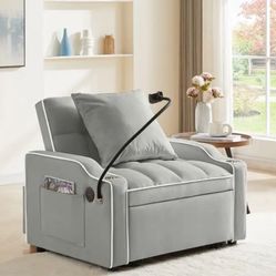 3-in-1 Convertible Sleeper Sofa Bed Chair