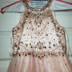 Size 6 Girls Dress- Blush Pink