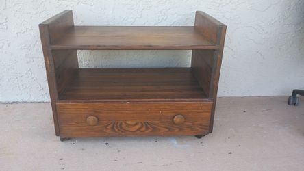 Rolling Wood Cart