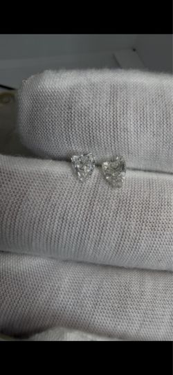 Pair of Trillion Cut Diamonds