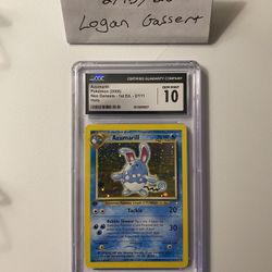 CGC Gem Mint 10 First Edition Azumarill