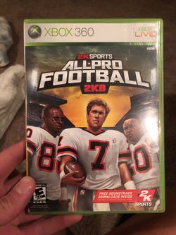 Xbox 360 2k all pro football