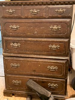 Brown real wood dresser!!