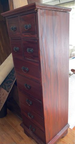 REAL WOOD  dresser with multiple working drawers