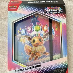 Pokemon Prismatic Evolutions Binder (NO PACKS)