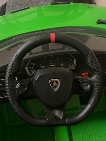 Green Lamborghini Power Wheel