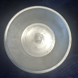 Solid Aluminum Decorative Bowl – Modern Minimalist – Made in India