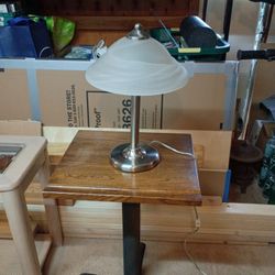 Bedside Table With Lamp 20x18 29 High
