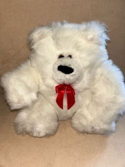 Christmas bear plushie