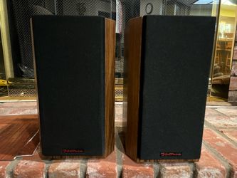 Vintage BIC Venturi V52 Bookshelf Speakers - Pair - Minty - Tested Working - 11.5"