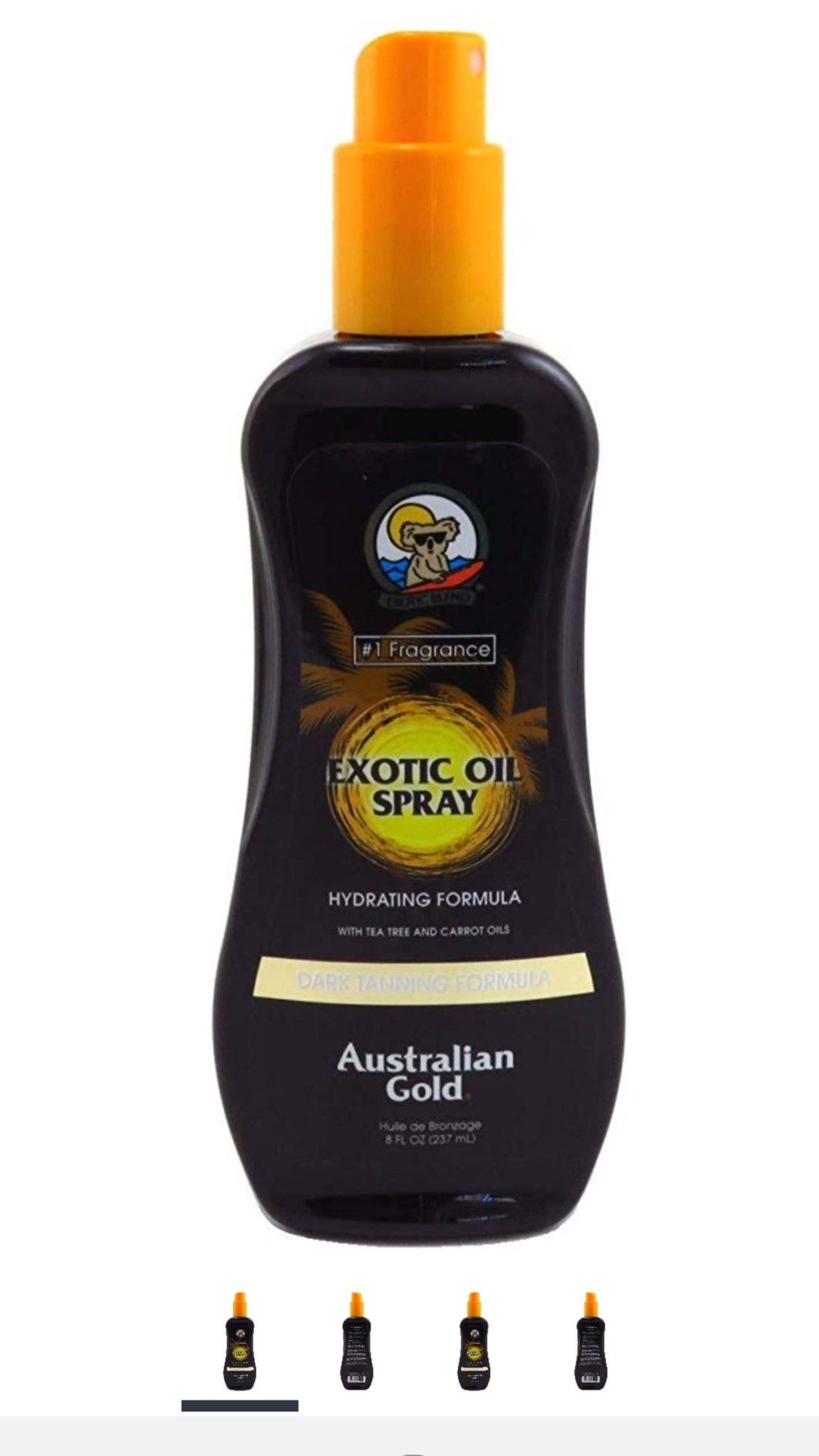 Tanning oil