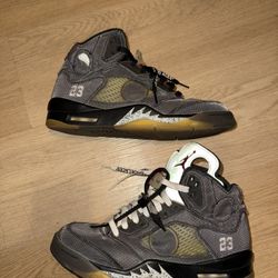 Jordan 5 x Off White Black sneakers 