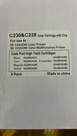 C230&C235 toner cartridge with chip