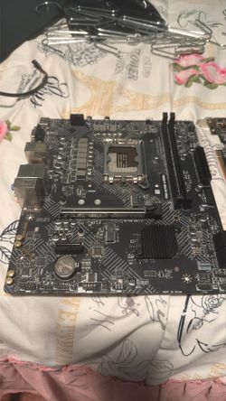 Used MSI PRO H610M-G DDR4 LGA 1700 Motherboard w/ I/O Shield