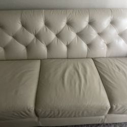 Leather couch