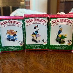 Vintage 1998 Hallmark Disney Merry Miniatures Mickey Express
