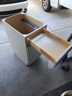 18 Inch Base Cabinet Light Gray