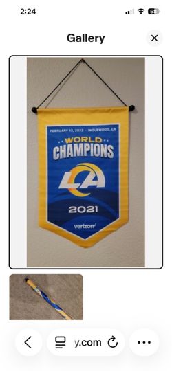 Rams champion  banner