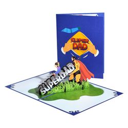 Father’s Day 3D Pop-up Greeting Card with Envelope