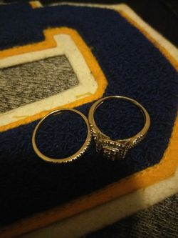 Wedding Band Set Size 8.5