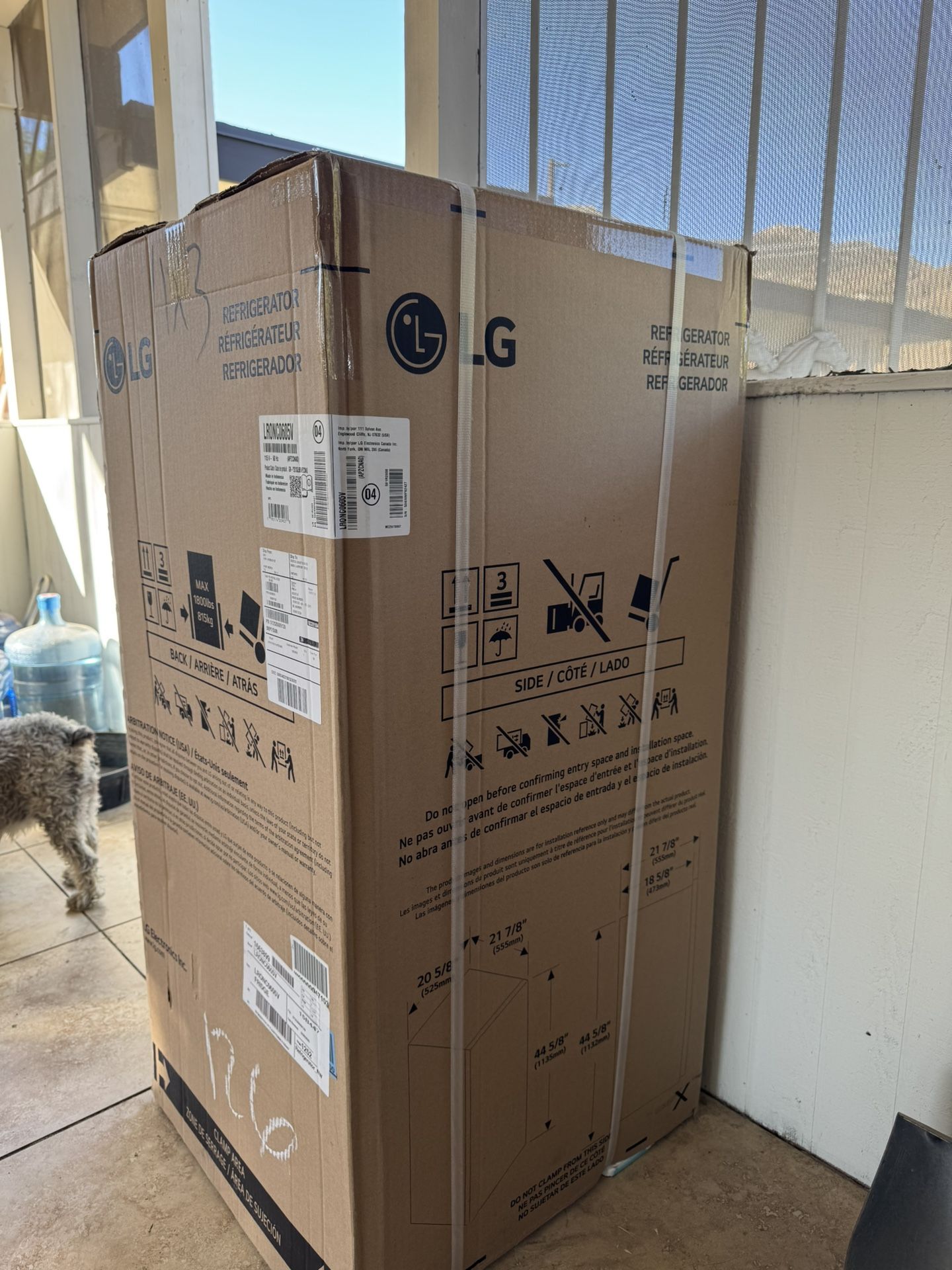 LG 6.0 cu. ft. Single Door Refrigerator. Beer fridge. Garage Fridge.