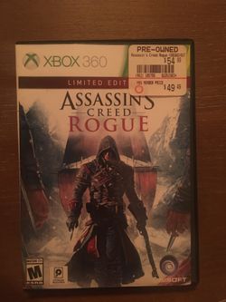 Xbox 360 assassins creed rogue