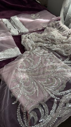 Formal Dress Full Work On Tule 