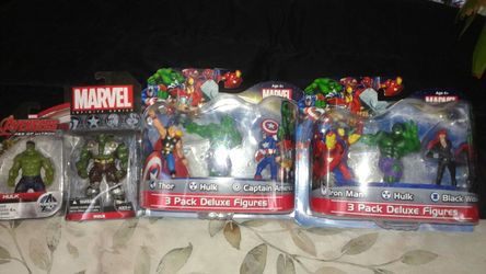 Marvel The Avengers Hulk Captain America Thor Ironman Black Widow
