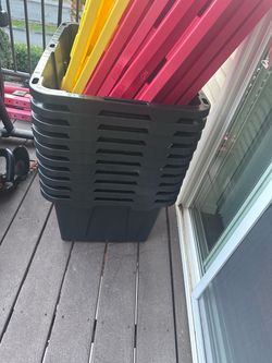 27 gallon storage containers