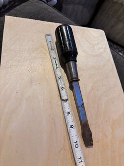 Vintage hand tool machinist screwdriver