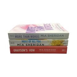 Mia Sheridan paperback romance book bundle – 3 books total.