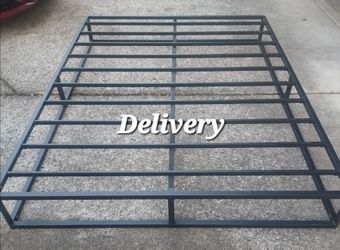 Metal queen box spring frame