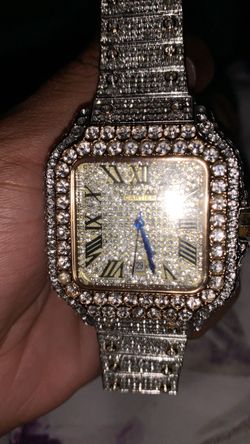 moissanite Cartier watch