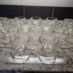 Set of 14 Vintage Imperial Glass Punch Cups