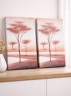 Tree Landscape Canvas Paintings Wall Art