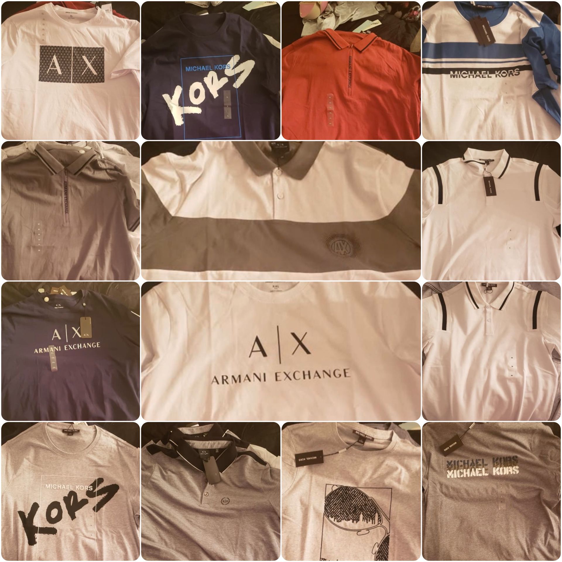 Michael Kors & Armani Exchange men shirts