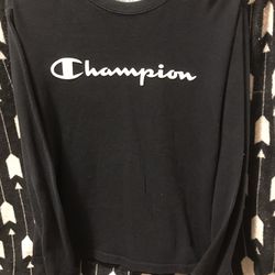 Champion Authentic athletic wear long sleeve thick shirt ( S/P ) Mens