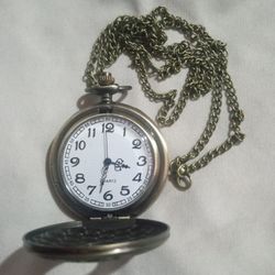 POCKET WATCH QUARTZ RETRO