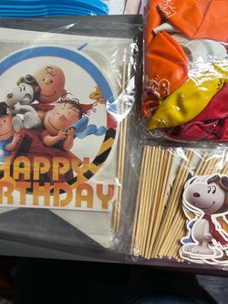 Snoopy Charlie Brown Party Supplies