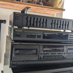 Complete technics home stereo system