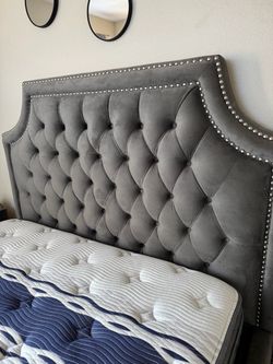 Jerome’s headboard/boxspring/mattress