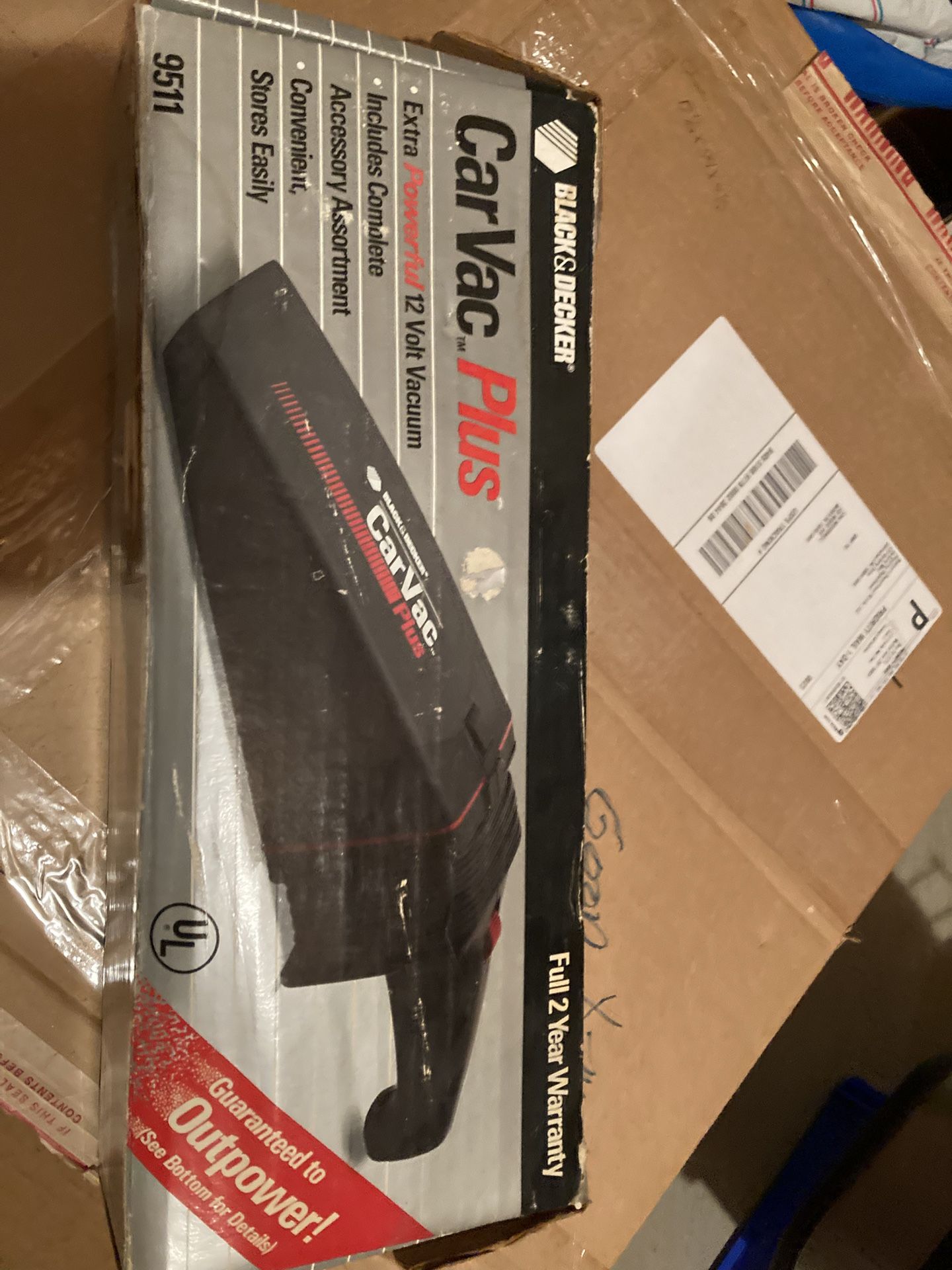 Black and decker car vac plus