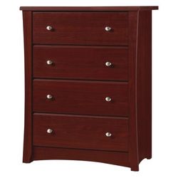 Storkcraft Crescent 4-Drawer Chest Cherry